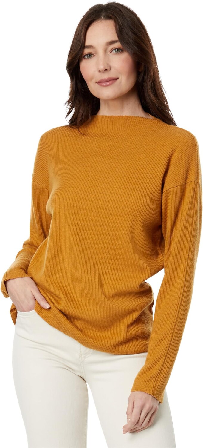 

Толстовка Mod-o-doc Textured Rib Long Sleeve Turtleneck Top, цвет Antique Ochre