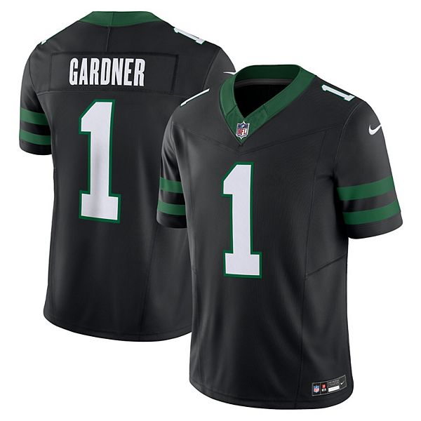 

Мужская футболка Ahmad Sauce Gardner Legacy Black New York Jets Alternate Vapor FUSE Limited Nike