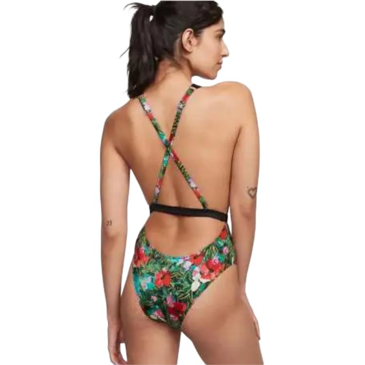 Купальник слитный Victoria's Secret с тропическим цветочным принтом — фото 3