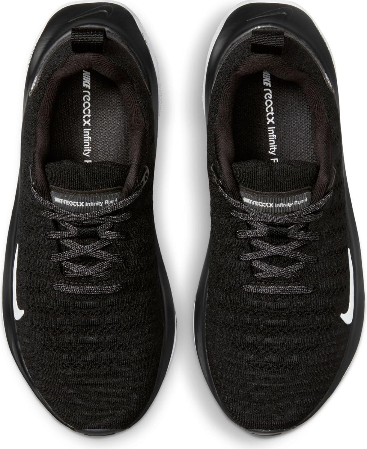 Женские дорожные кроссовки для бега Nike InfinityRN 4, белый/черный/серый — фото 4