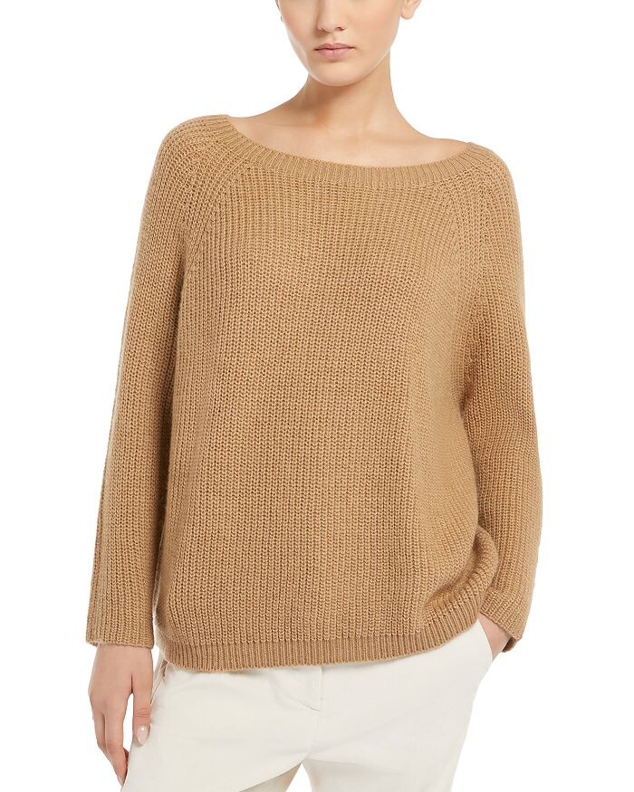 

Свитер Weekend Max Mara Xeno, коричневый/бежевый