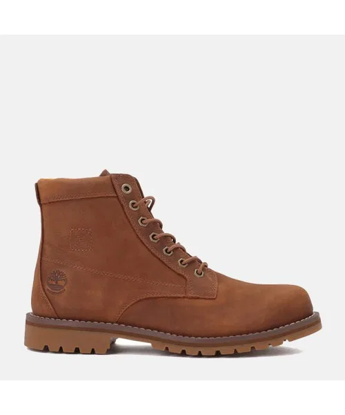Ботинки мужские Timberland Redwood Falls водонепроницаемые, кожа, цвет тёмно-коричневый