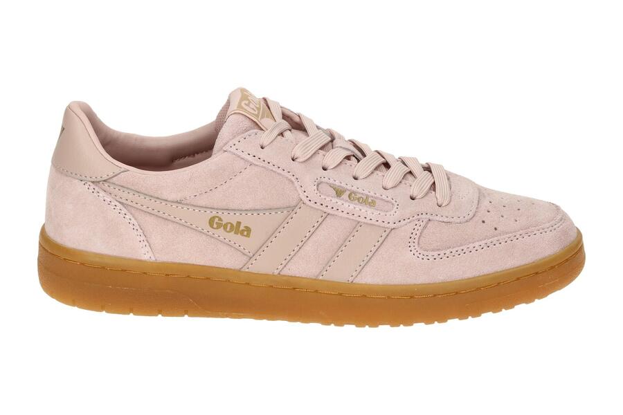 Кроссовки Gola Hawk Suede розовые женские CLB571 — фото 2
