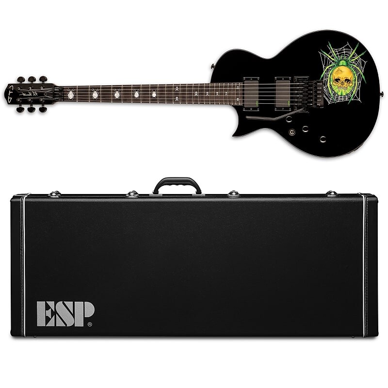 

Электрогитара ESP LTD Kirk Hammett KH-3 Spider LH Black Left-Handed Electric Guitar + Hard Case KH3