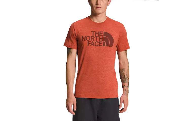 

Футболка мужская оранжевая The North Face, оранжевый