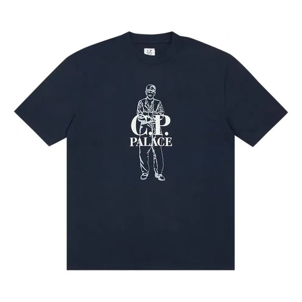 

Футболка fw22 x cp company logo t-shirt 'navy' Palace, синий