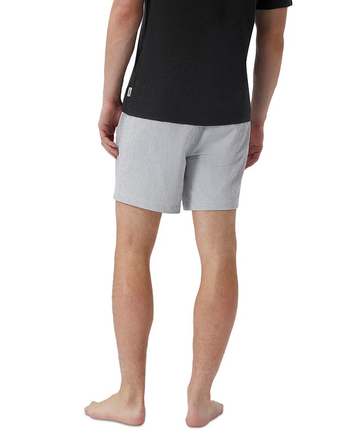 

Плавки-шорты Charles Stripe Regular Fit 5 дюймов Onia, синий