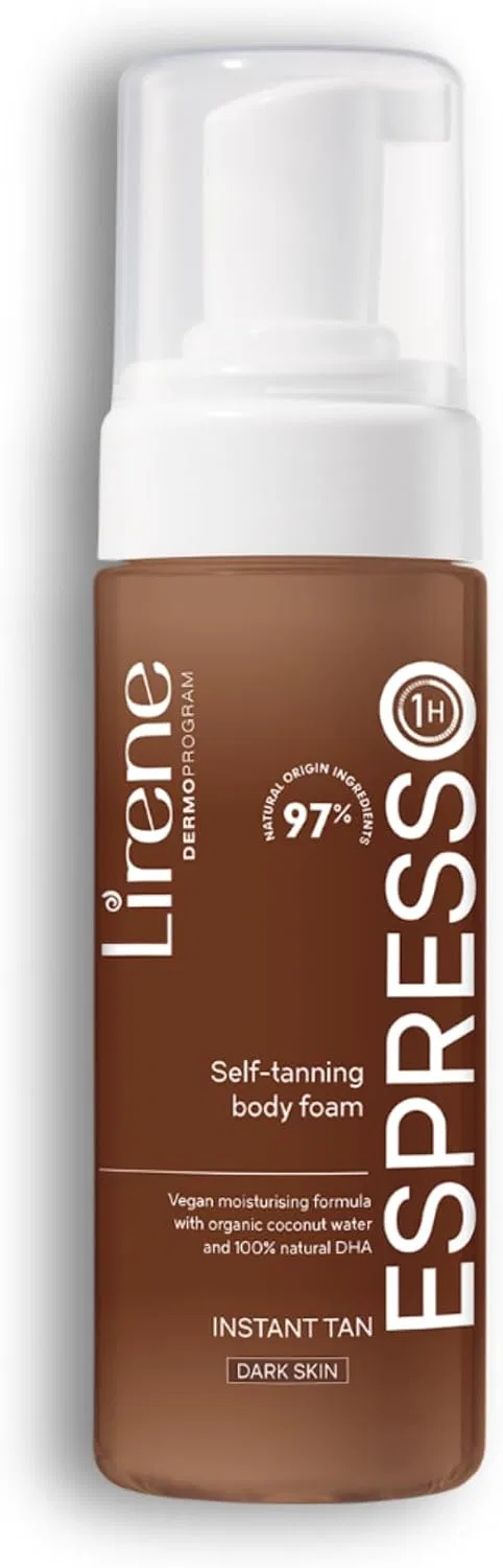 Автозагар мусс Lirene Perfect Tan Bronze Body Foam Espresso, 150 мл