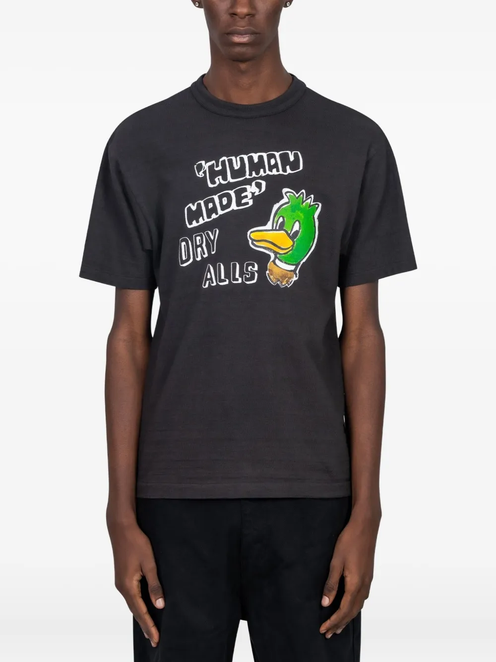 

Футболка с графичным принтом Human Made, черный