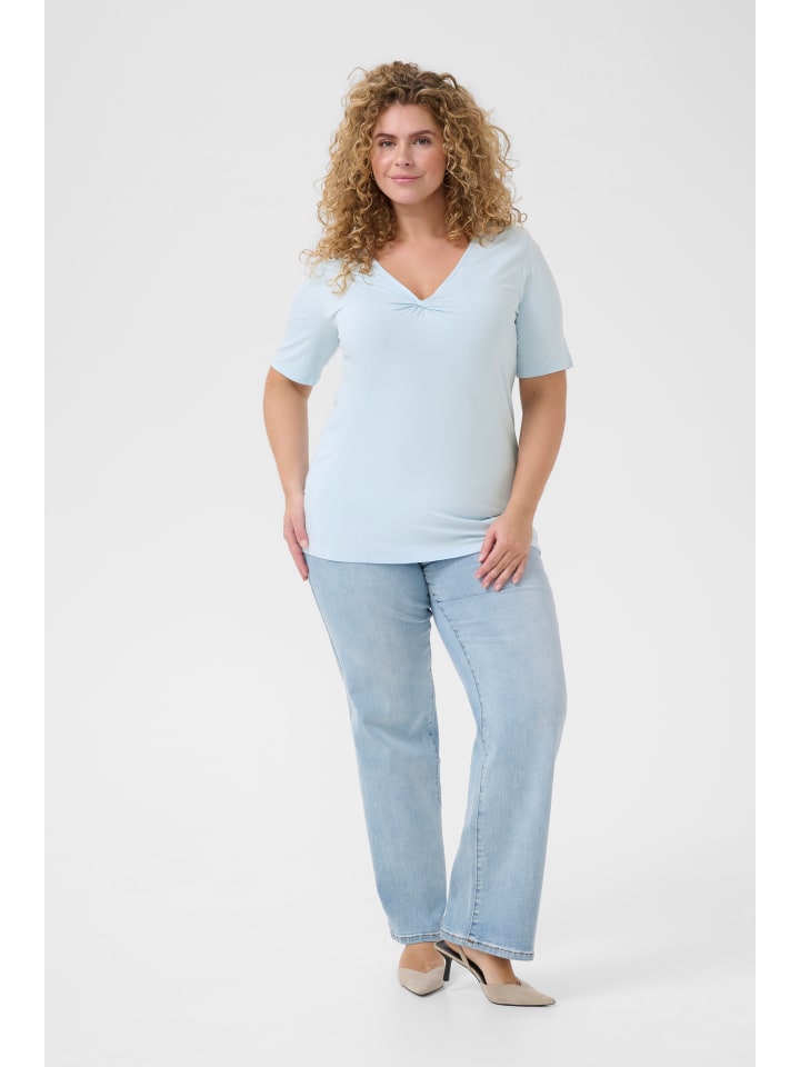

Футболка KCwinni A-образной формы в цвете Nantucket Breeze KAFFE curve
