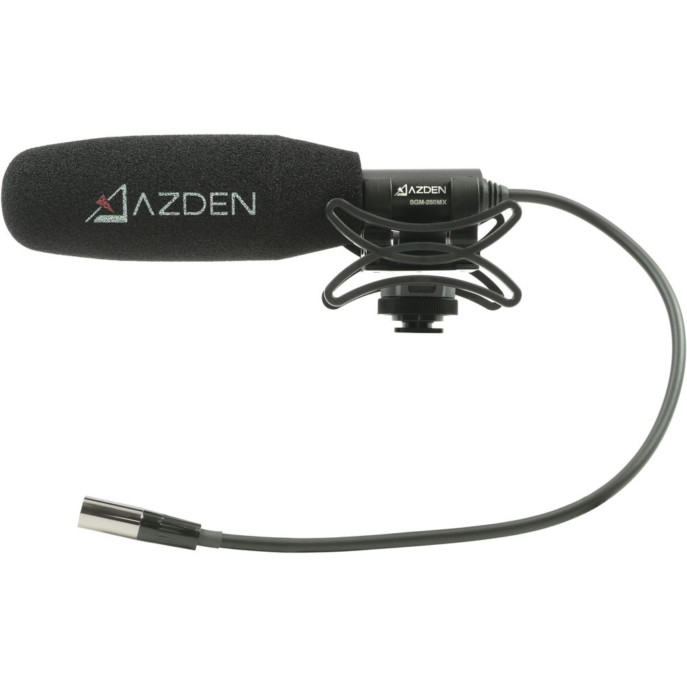 

Azden SGM-250MX Mini-XLR короткий направленный микрофон для компактных кинокамер (крепление Shockmount, только Phantom)