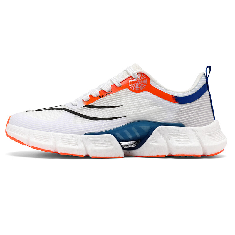 

Кроссовки унисекс с низким верхом Amicniegd, цвет White, black, orange, red