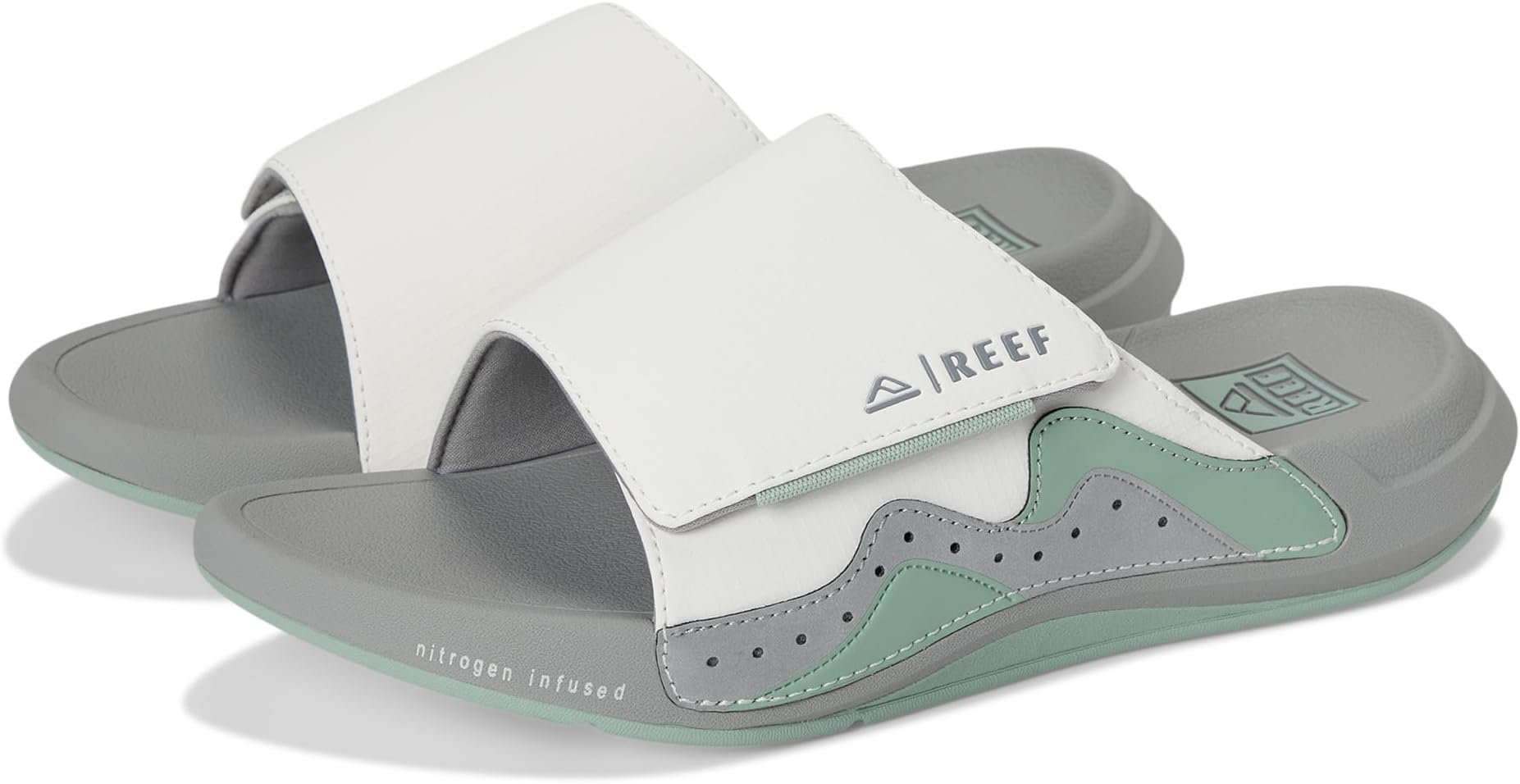 

Сандалии Reef Swell Cruiser Slide, цвет Grey/Green