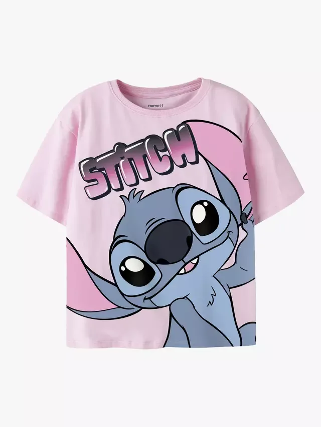 Детская футболка Disney с изображением Стича, модель Pirouette NAME IT