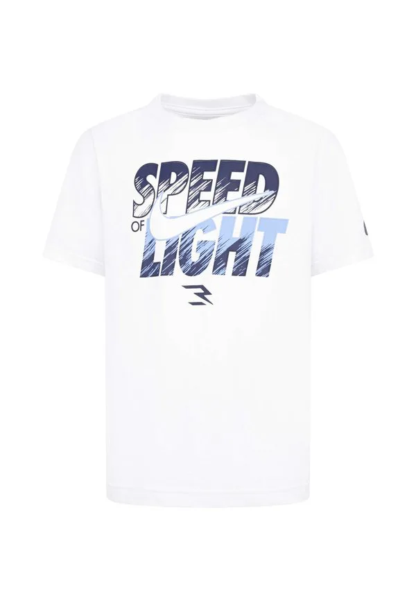 Футболка с принтом «скорость света» Nike Sportswear, White