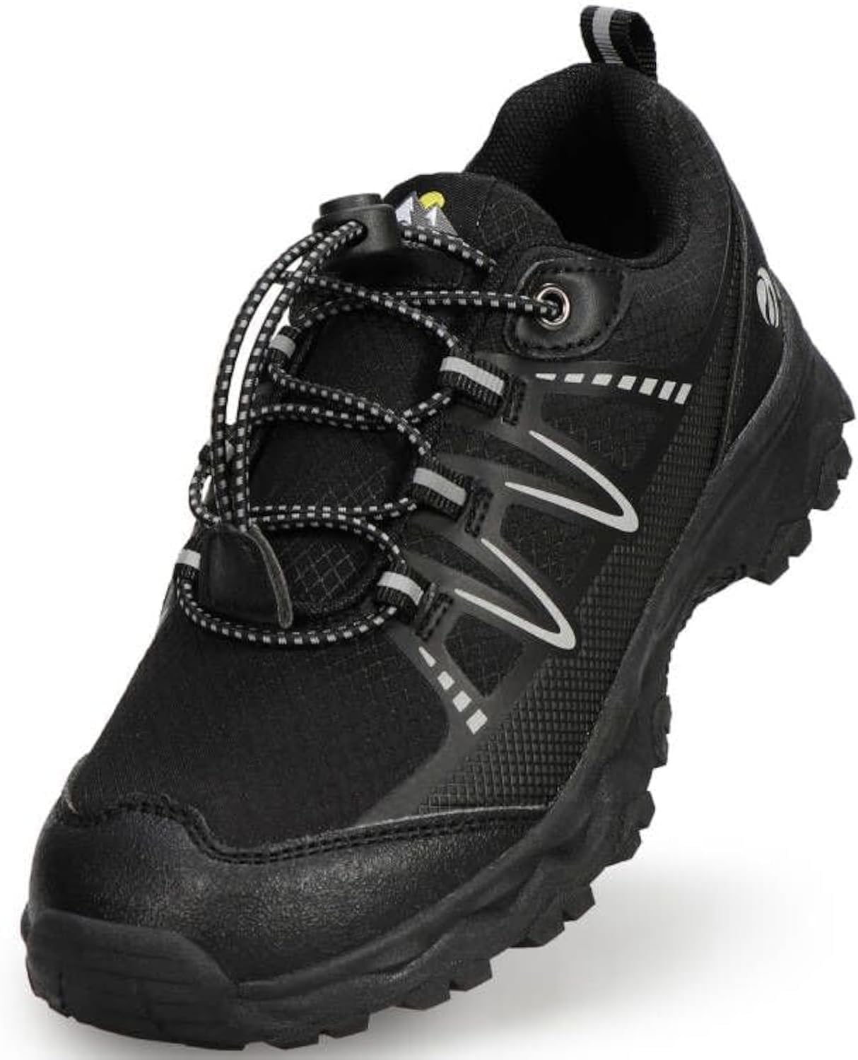 

Детские кроссовки UOVO для мальчиков и девочек, водонепроницаемые для походов и бега, модные кроссовки на трейл, дышащие, легкие, противоскользящие, для прогулок на улице и спорта (для младших/старших детей), черный