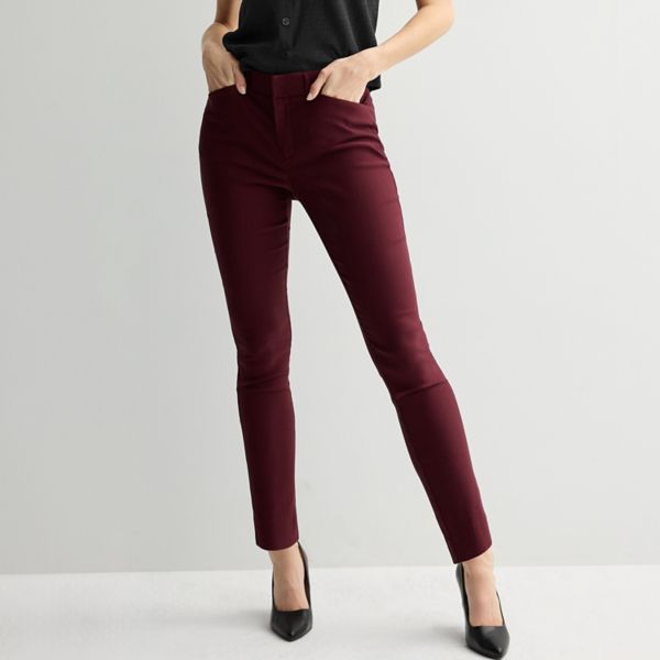 

Женские узкие брюки до щиколотки Nine West, цвет maddie plum