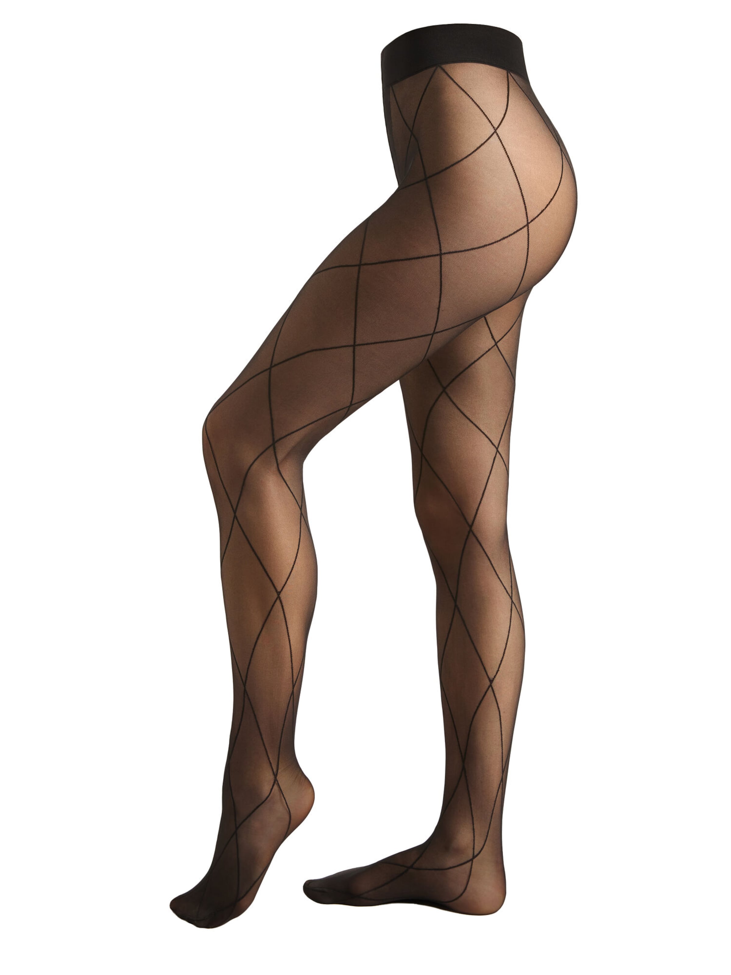 

CALZEDONIA Колготки 'SHEER 30 DENIER DIAMONDS' в черном цвете