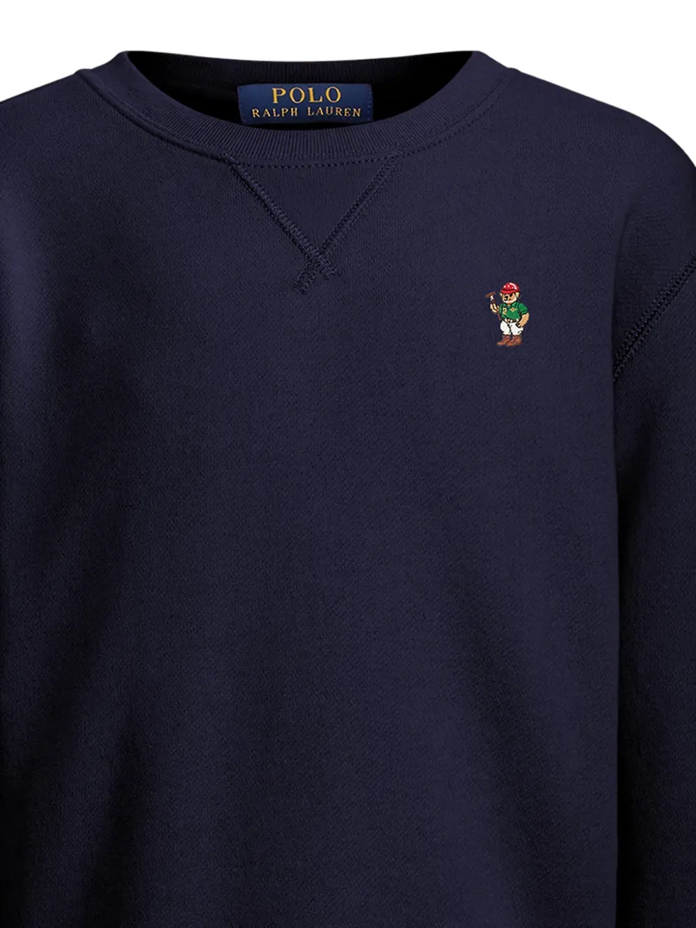 Свитер крупной вязки Polo Ralph Lauren Kids, синий — фото 2