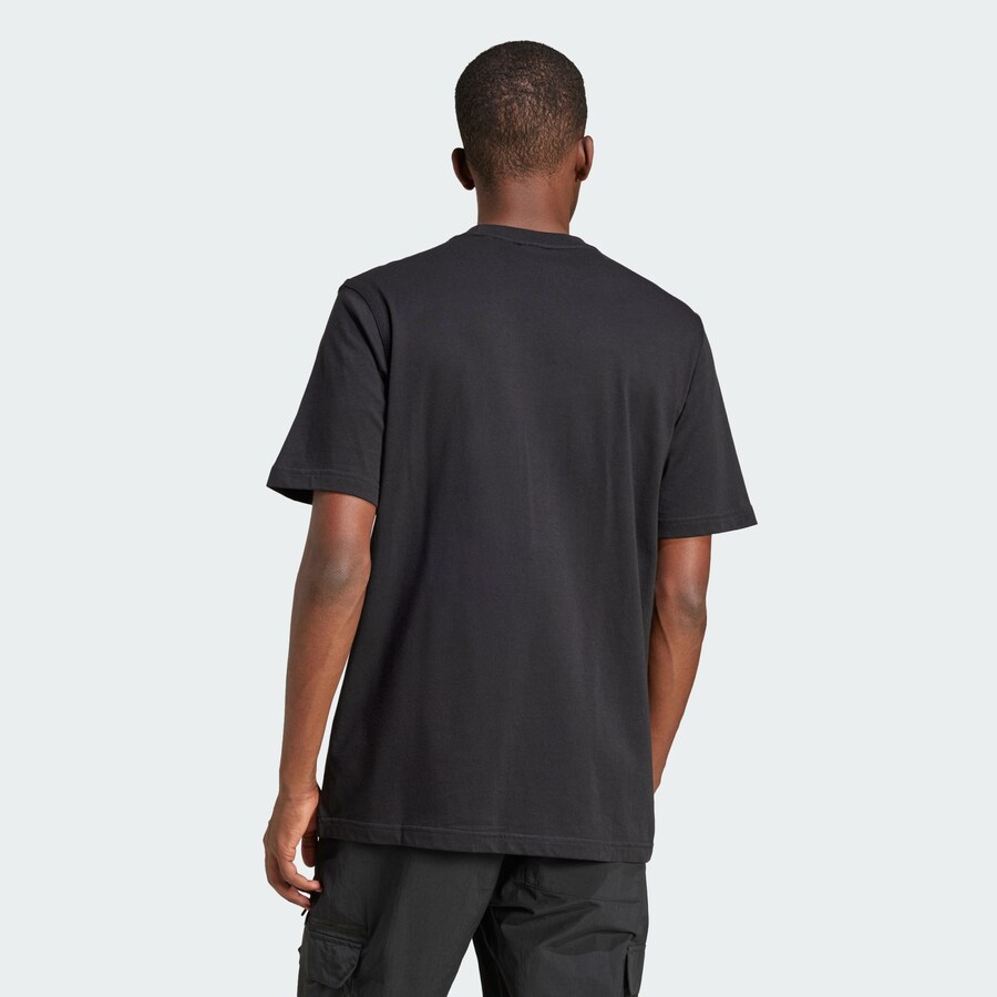 Рубашка ADIDAS ORIGINALS Trefoil Essentials T-, черный — фото 2