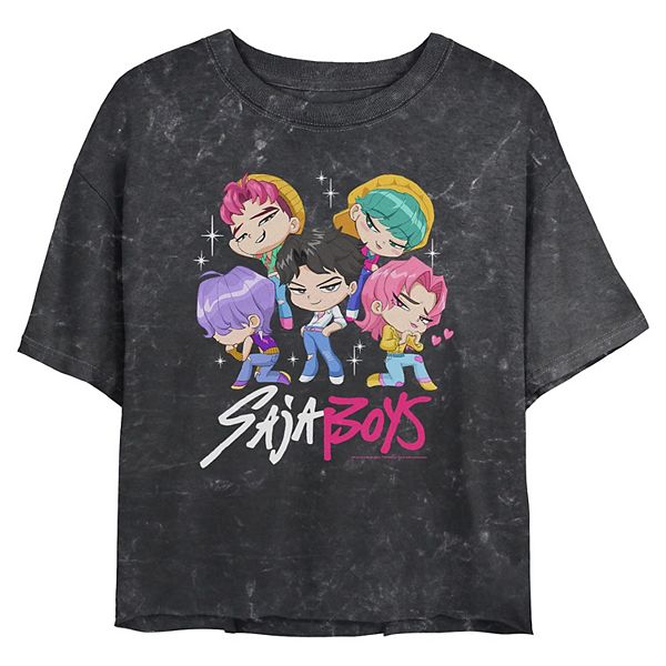 

Футболка с принтом K-pop Saja Boys для подростков Licensed Character