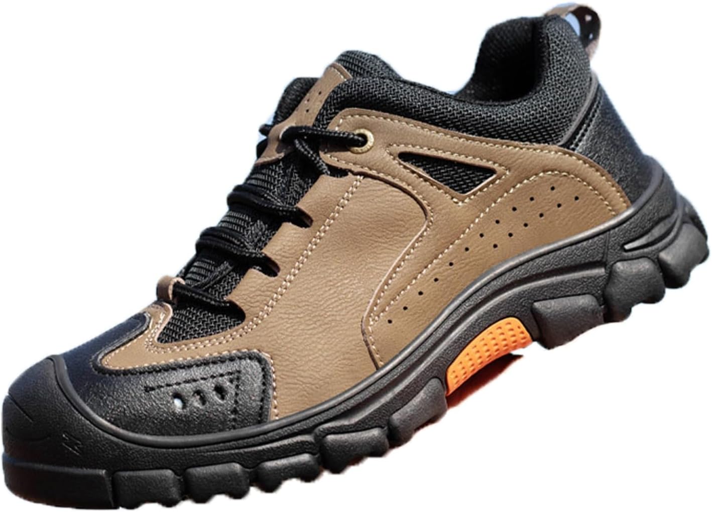 

Мужские кроссовки большого размера с стальным носком, легкие, с защитой от проколов и скольжения, композитный носок, промышленные обувь для строительства, подходят для электросварщиков, строительных площадок и ферм Houdbdol, хаки