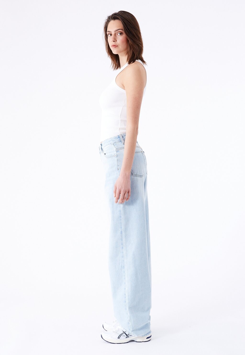 

Джинсы свободного кроя HILL Dr.Denim, светло-голубой деним