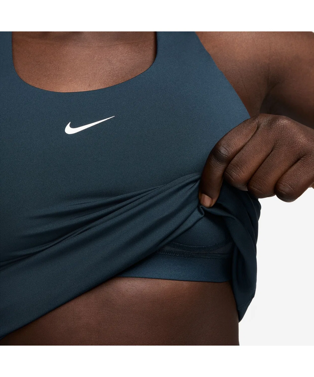 Топ Nike DF Swish Tank Bra тёмно-синий — фото 3