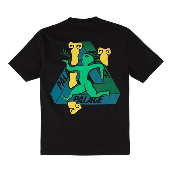 

Футболка men's dancing man abstract printing short sleeve black Palace, черный