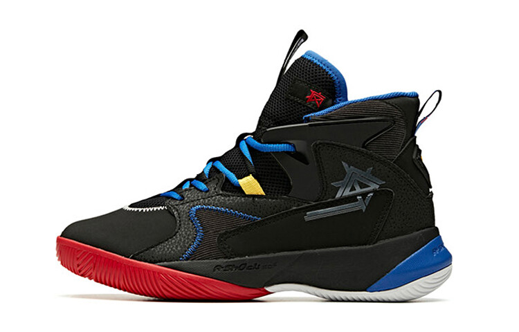 

Детские баскетбольные кроссовки GS High-top черные/красные/синие Anta Kids