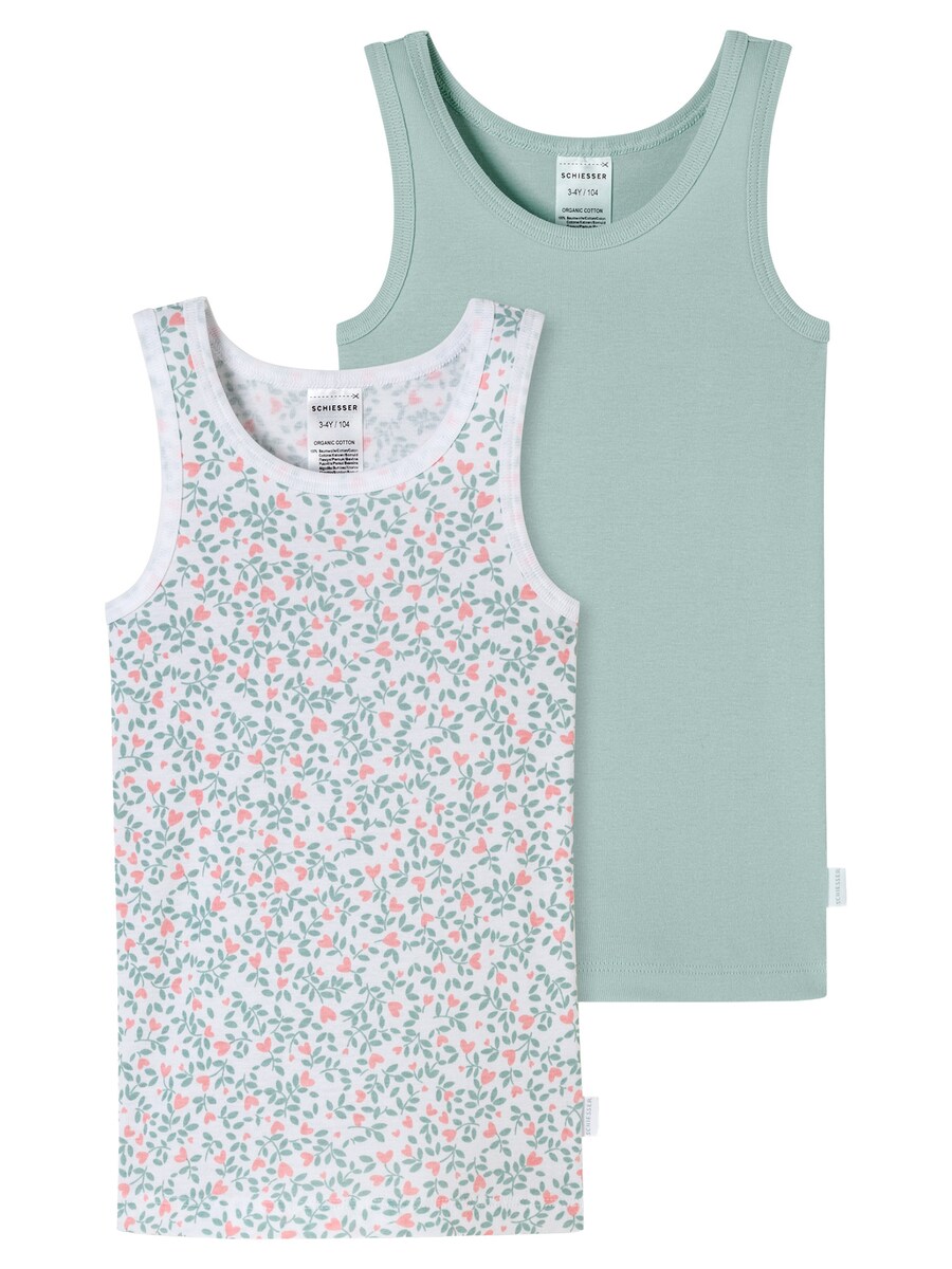 

Нижняя рубашка SCHIESSER Fine Rib, зеленый