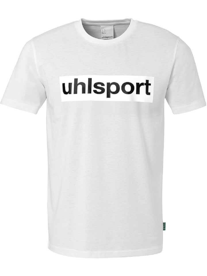

Футболка спортивная "Essential Promo T-Shirt" белого цвета uhlsport, Белый, Футболка спортивная "Essential Promo T-Shirt" белого цвета uhlsport
