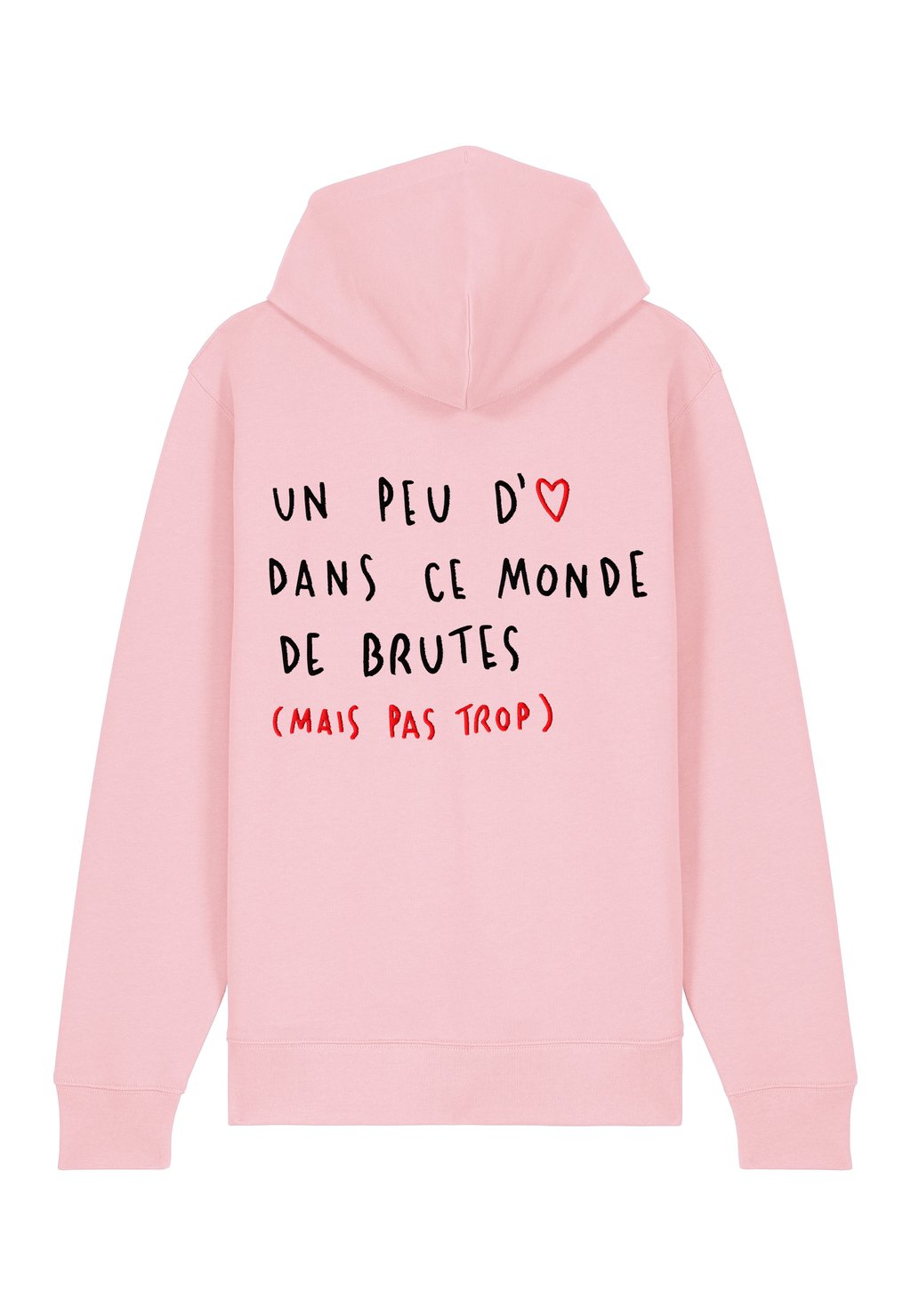 

Толстовка на молнии BRUTE BACK EMBROIDERY Mira Paris, розовый