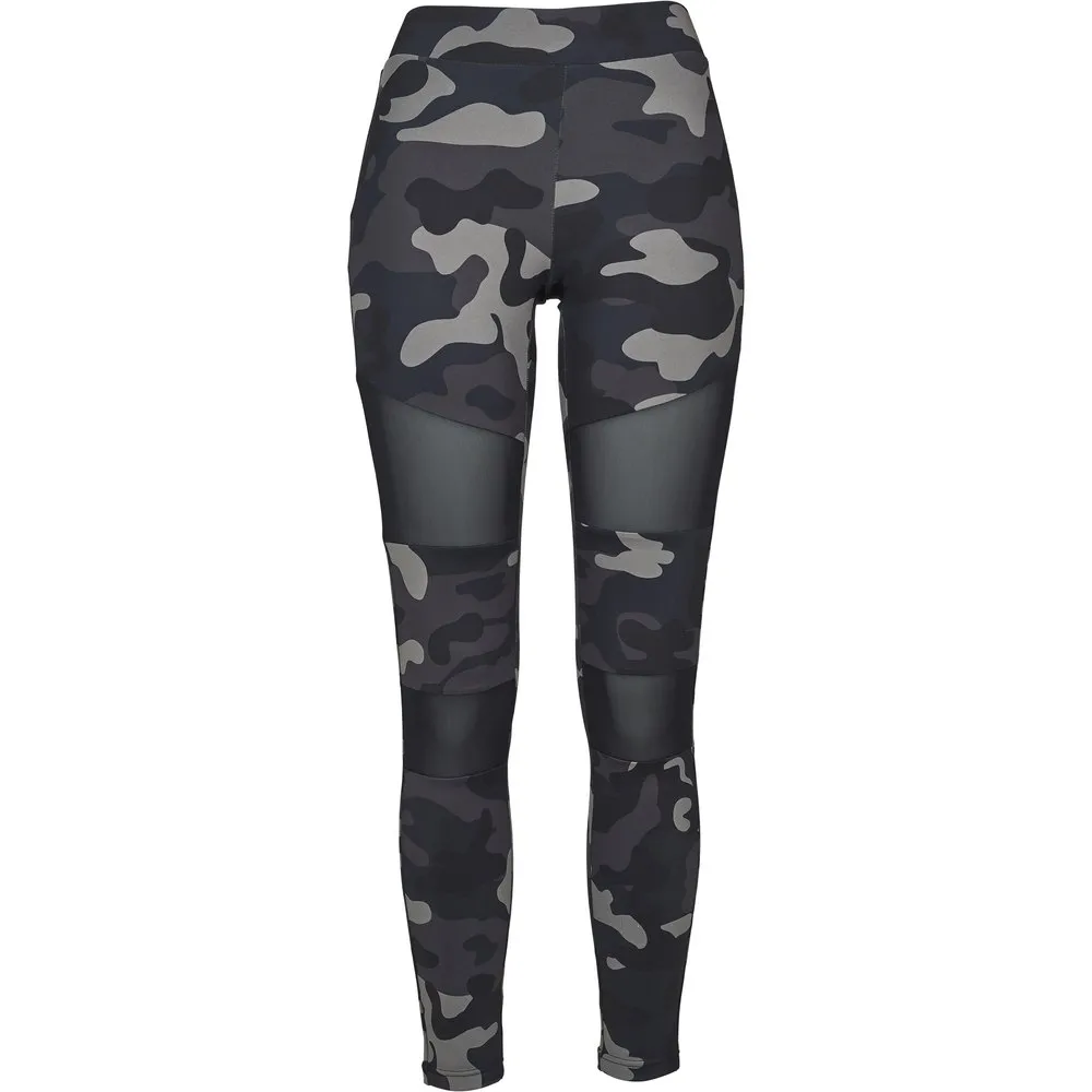 

Леггинсы Urban Classics Knitted Camo Tech, черный