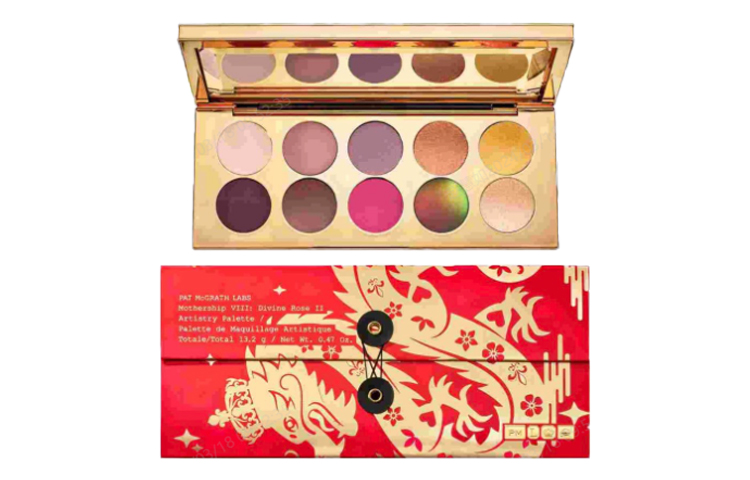 

PAT McGRATH LABS Madonna 10 цветов теней для век легко растушевываются маскирующие сиреневый зеленый розовый с розовым оттенком