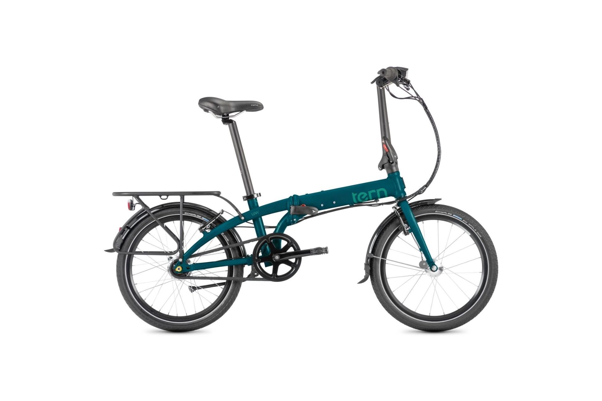 

Городской велосипед Tern Link d7i - 20 дюймов - faltrahmen, grün | satin peacock green/turquoise