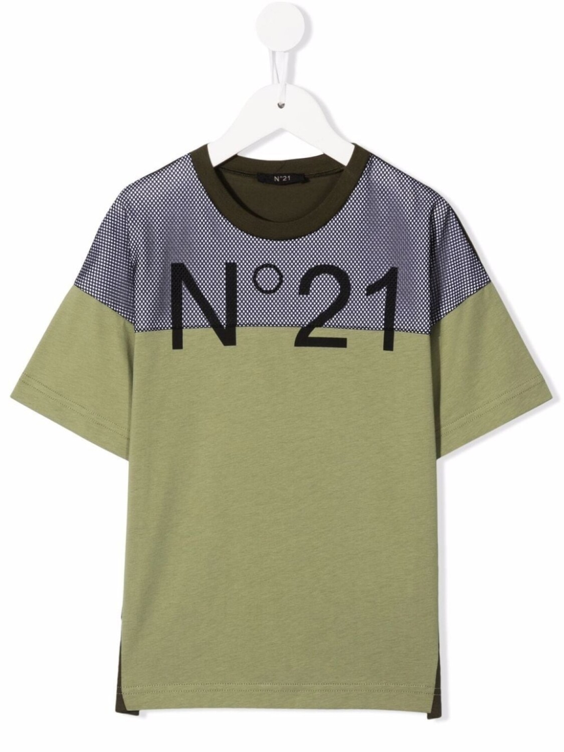 

Nº22 футболка с логотипом, зеленый