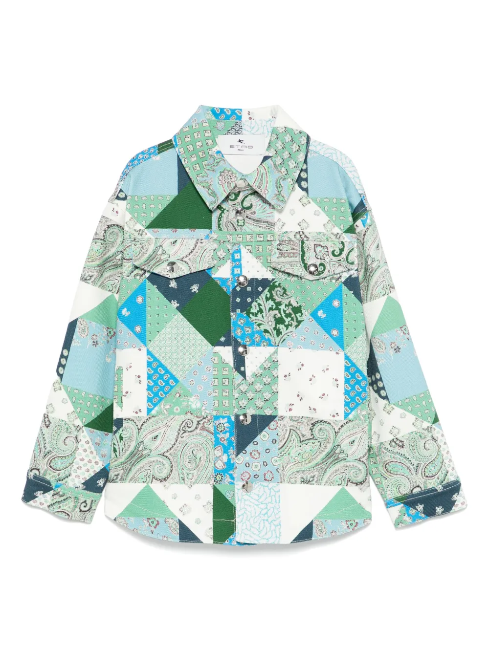 

Куртка с принтом пейсли ETRO KIDS, синий
