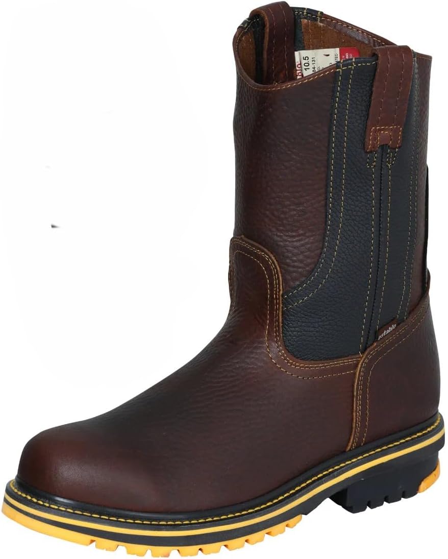 

Мужские сапоги Bull Fight из кожи Shedron с круглым носком, резиновой подошвой, средней высоты, удобные для повседневной носки, для западного ранчо и строительства Generic, initial