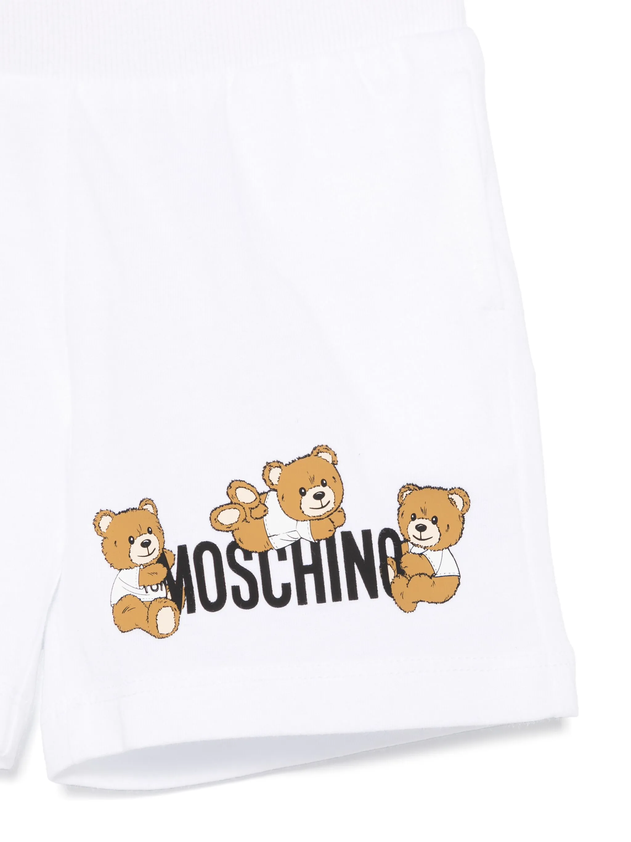 Шорты с принтом Teddy Bear Moschino Kids, белый — фото 3