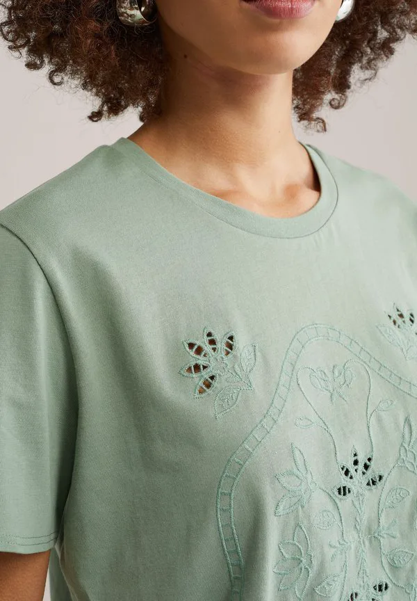 

Футболка с принтом We Fashion, Green, Серый, Футболка с принтом We Fashion, Green