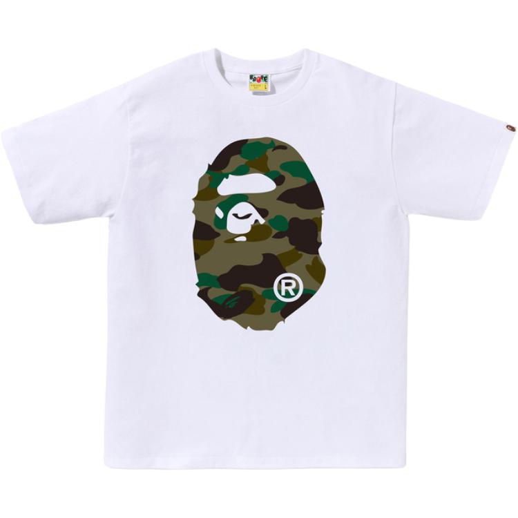 

Футболка SS26 мужская A BATHING APE, белый/camouflage