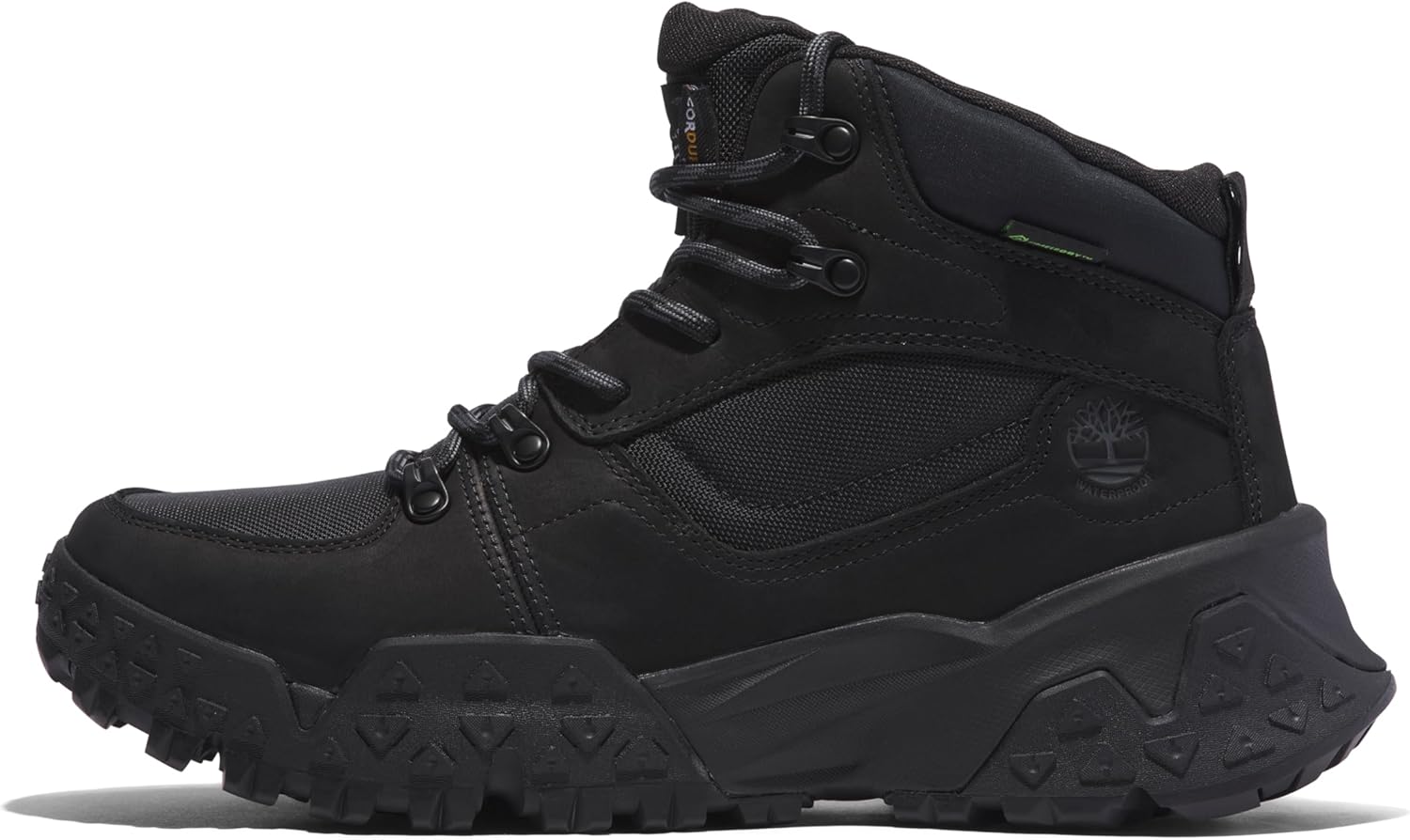 Timberland мужские Motion Scramble Mid Lace Up Waterproof походные ботинки, Black Nubuck — фото 2