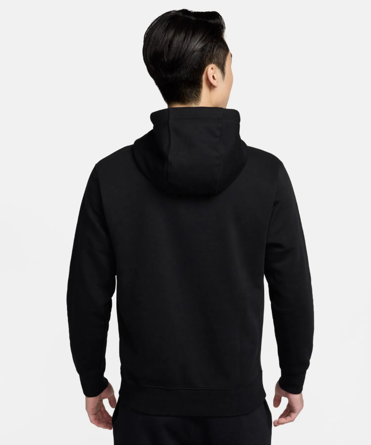 《В наличии комплект》 Толстовка Nike Sportswear Club Fleece Pullover Hoodie BV2655-010 черная — фото 2