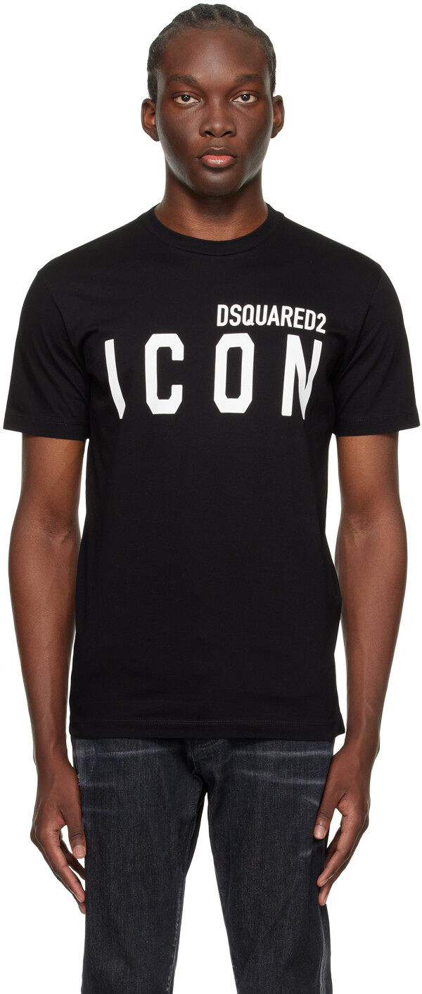 

Черная футболка Be Icon Cool Dsquared2
