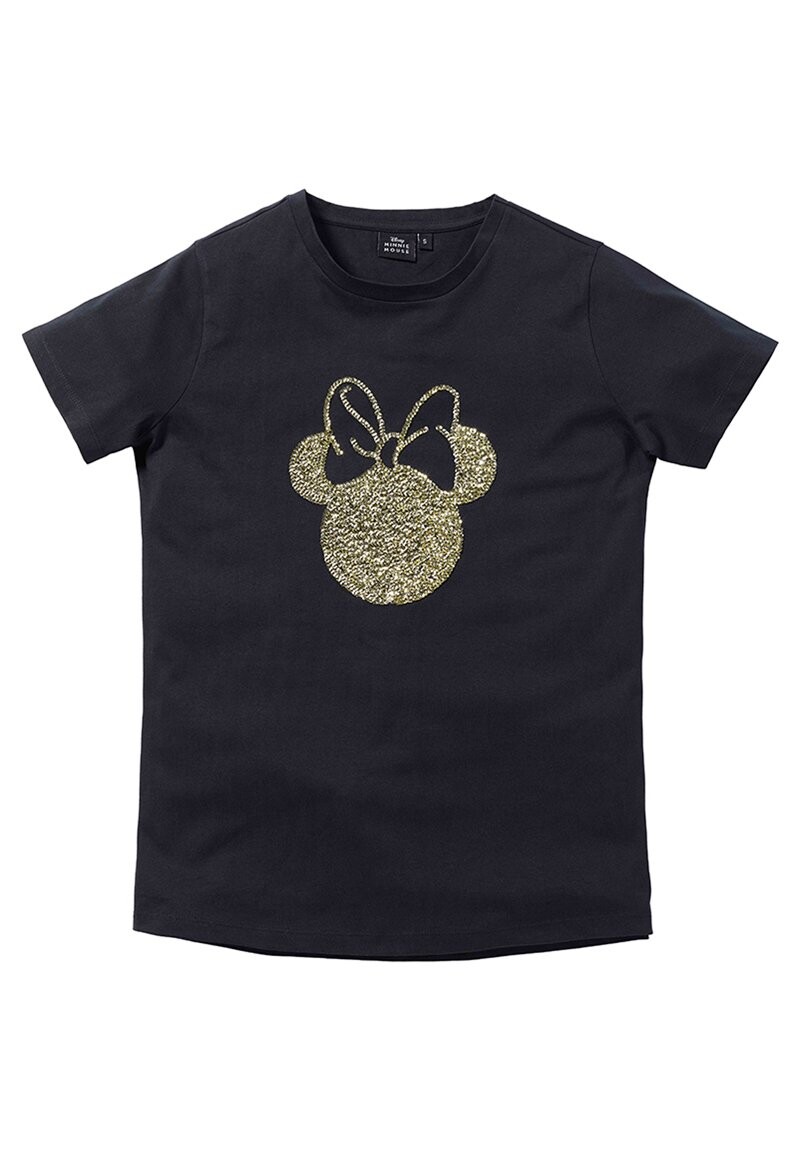

Футболка с принтом MINNIE DAMEN Mickey & Minnie, цвет schwarz