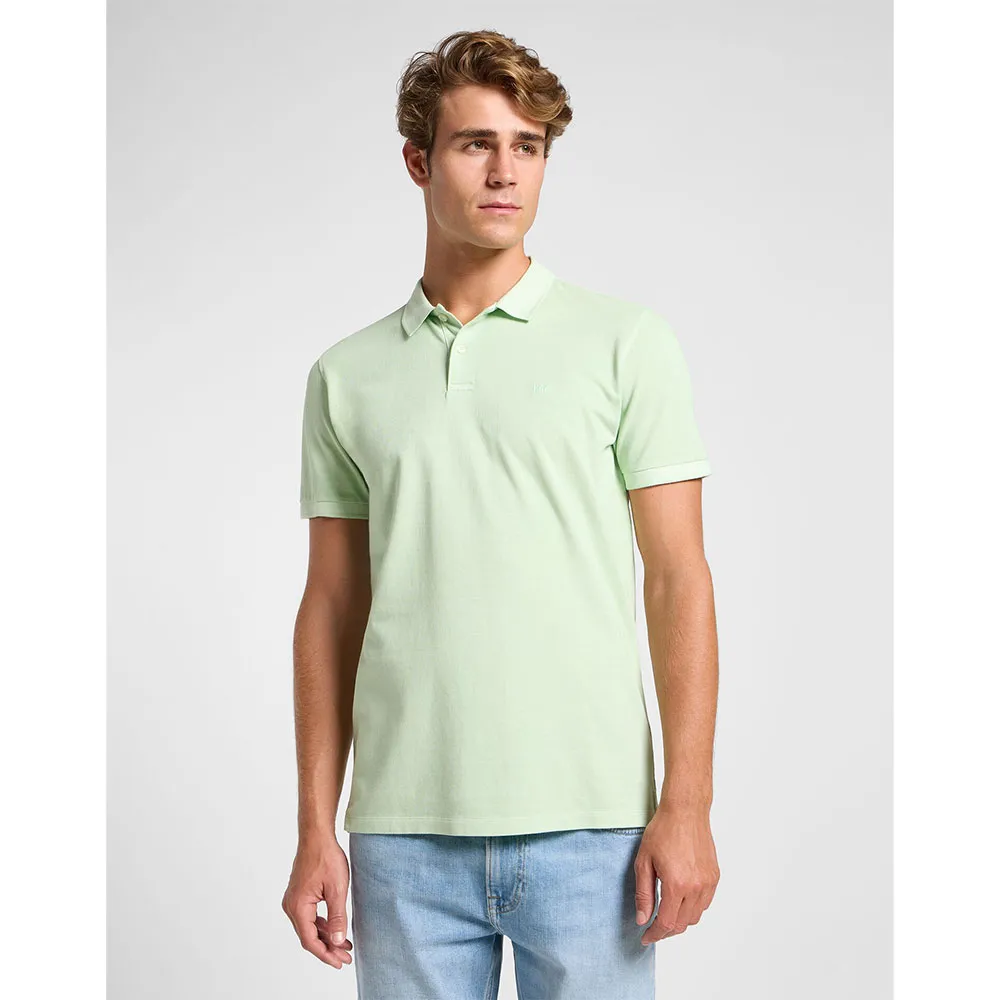 

Поло с коротким рукавом Lee Garment Dye, зеленый