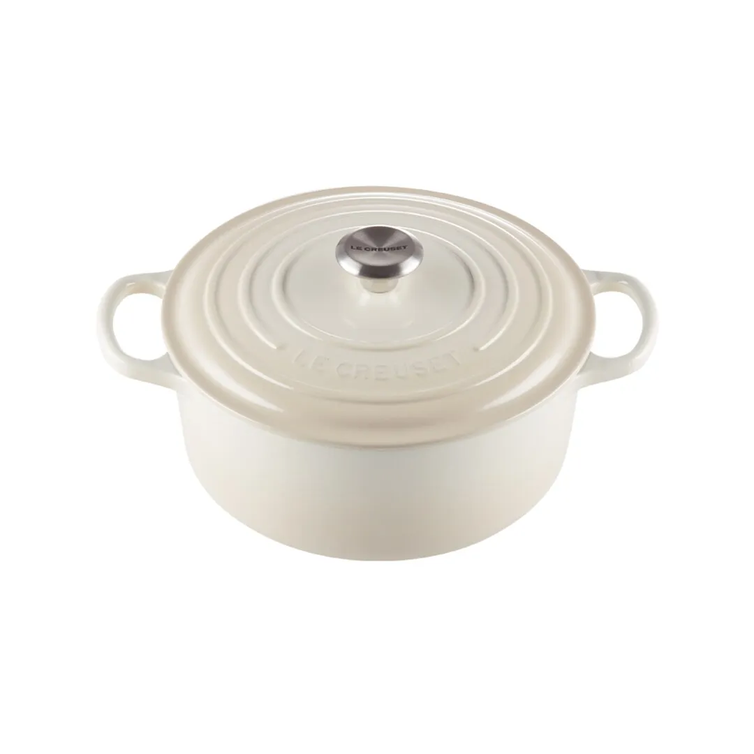 

Кокотка чугунная круглая Le Creuset, безе