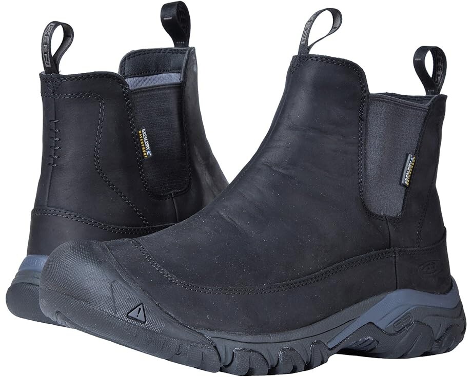 

Ботинки KEEN Anchorage III Waterproof, цвет Black/Raven