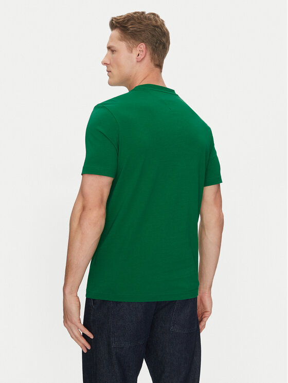Футболка обычного кроя Stack MW0MW38622 Tommy Hilfiger, зеленый — фото 3